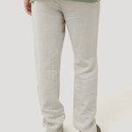 Pantalón Lino Orgánico Hombre Capri Café Rockford