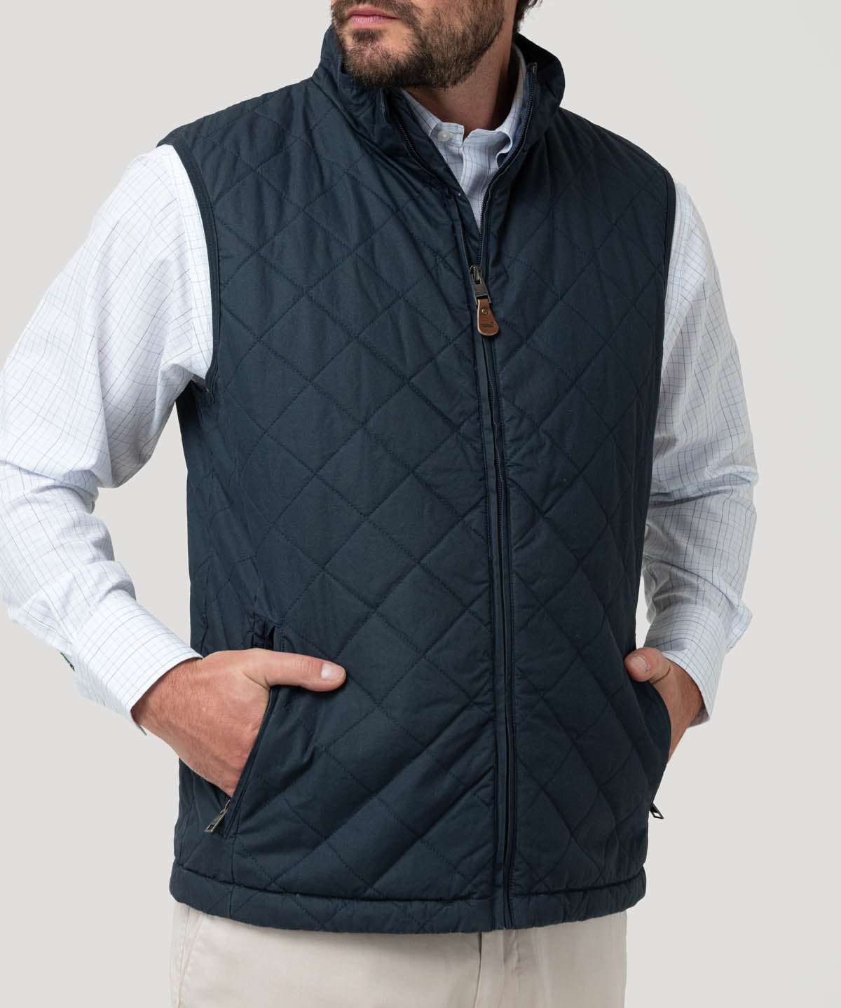 Chaqueta Algodón Orgánico Hombre Pietra Azul Rockford