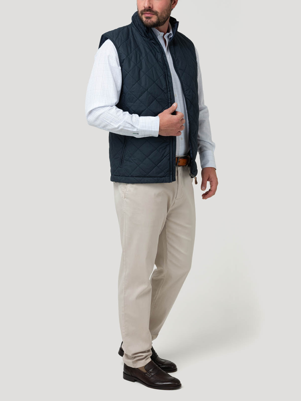 Chaqueta Algodón Orgánico Hombre Pietra Azul Rockford