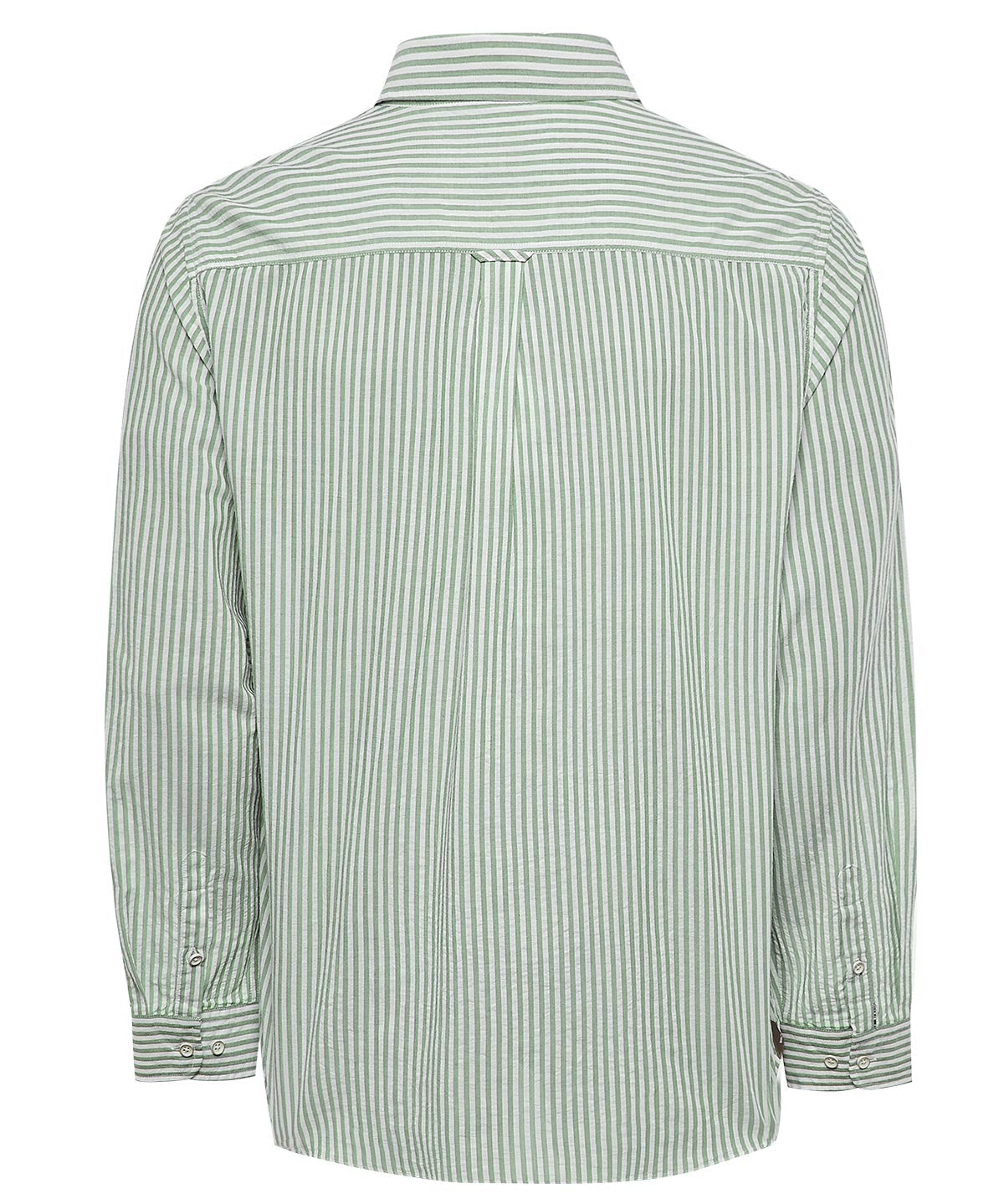 Camisa Algodón Orgánico Hombre Raya Verde Rockford