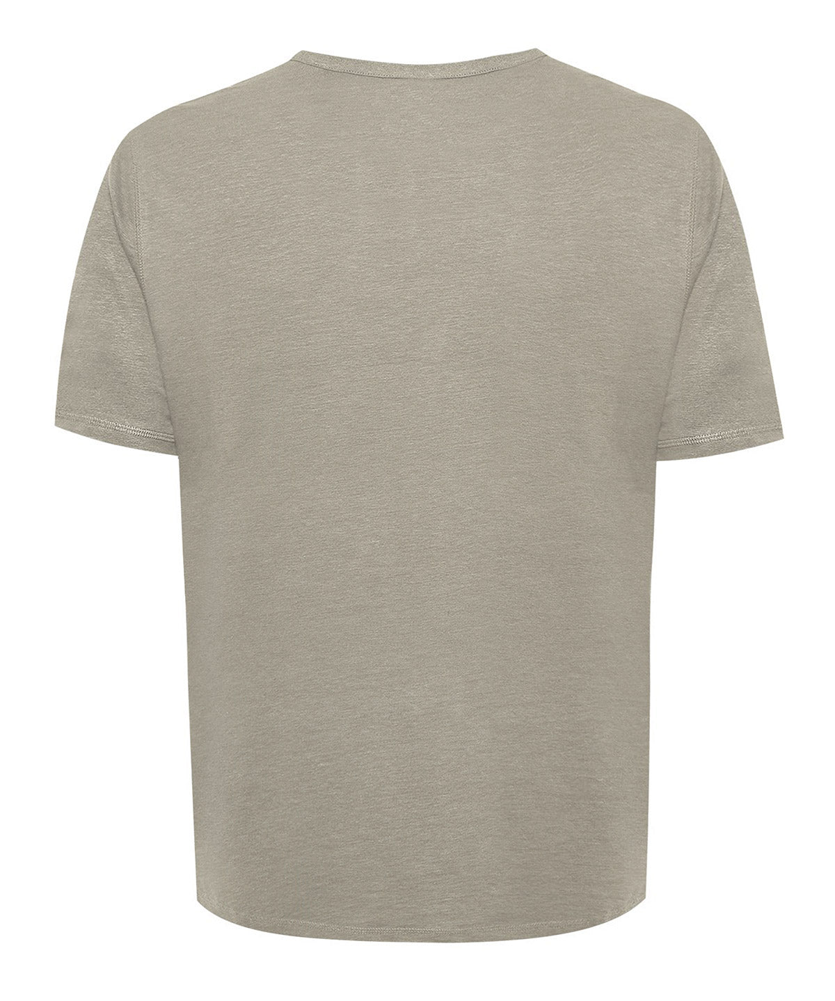 Polera Lino Orgánico Hombre Linen Gris Rockford