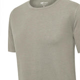 Polera Lino Orgánico Hombre Linen Gris Rockford
