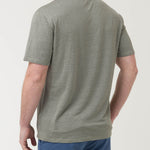 Polera Lino Orgánico Hombre Linen Gris Rockford