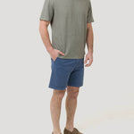 Polera Lino Orgánico Hombre Linen Gris Rockford