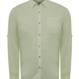 Camisa Algodón Orgánico Hombre Galiton Verde Rockford