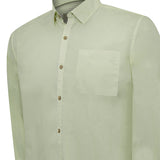 Camisa Algodón Orgánico Hombre Galiton Verde Rockford