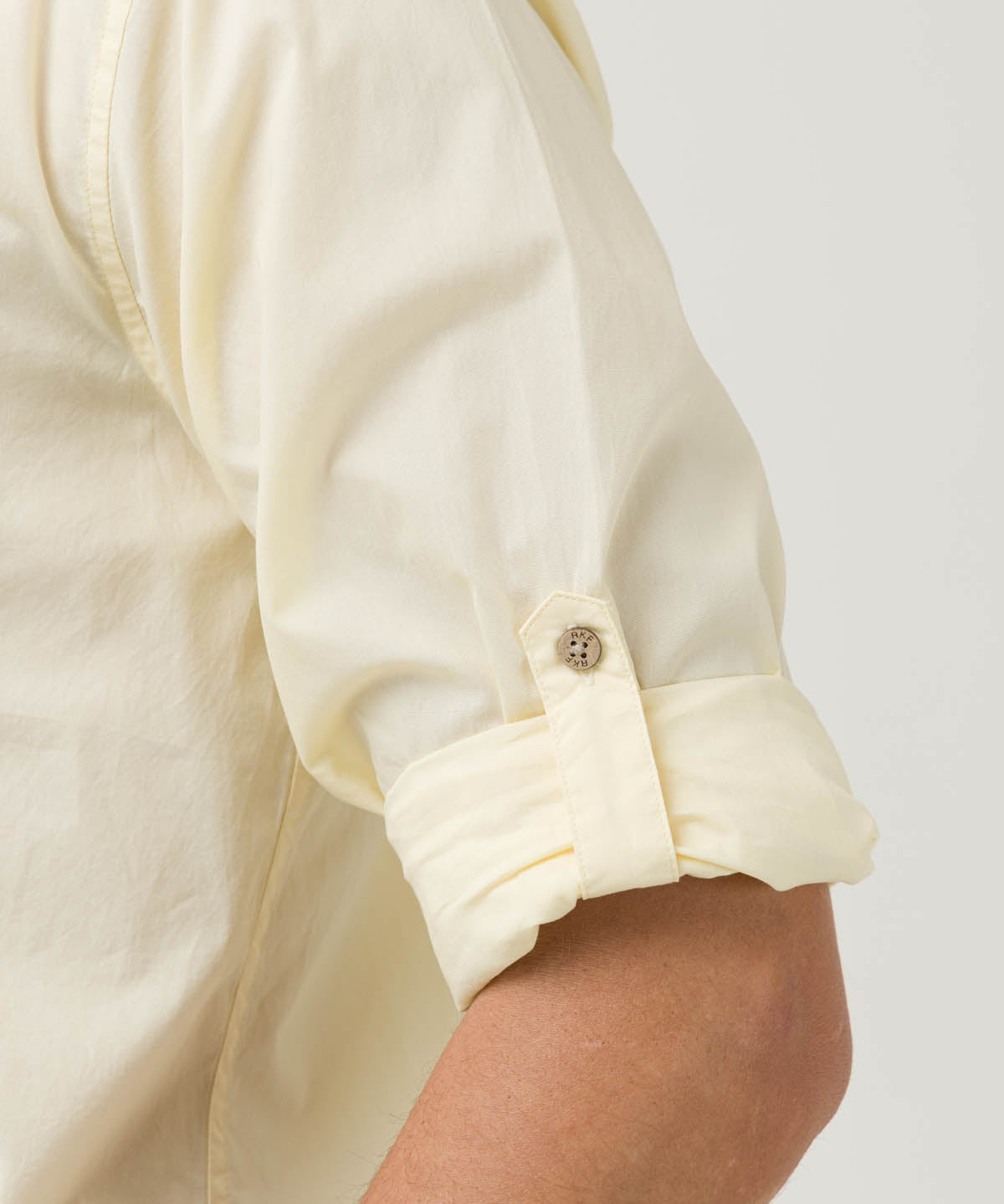 Camisa Algodón Orgánico Hombre Galiton Amarillo Rockford