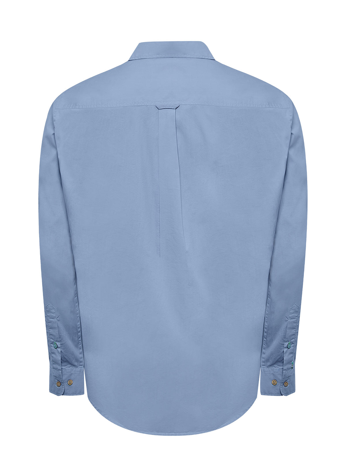 Camisa Algodón Orgánico Hombre Galiton Azul Claro Rockford