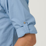 Camisa Algodón Orgánico Hombre Galiton Azul Claro Rockford