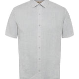 Camisa Lino Orgánico Hombre Linjerpro Gris Rockford