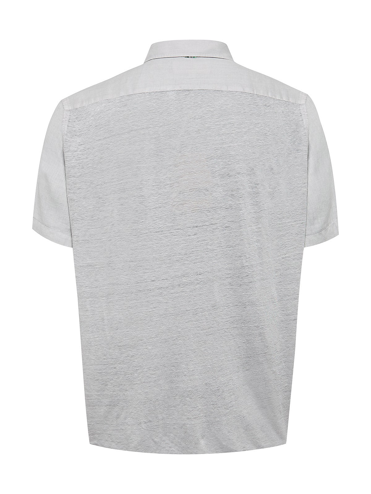 Camisa Lino Orgánico Hombre Linjerpro Gris Rockford