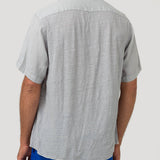 Camisa Lino Orgánico Hombre Linjerpro Gris Rockford