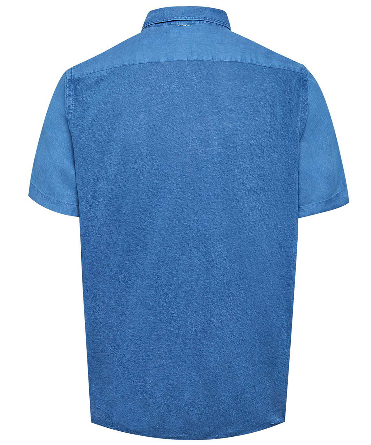 Camisa Lino Orgánico Hombre Linjerpro Azul Rockford