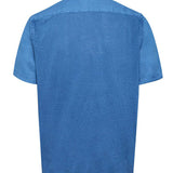 Camisa Lino Orgánico Hombre Linjerpro Azul Rockford