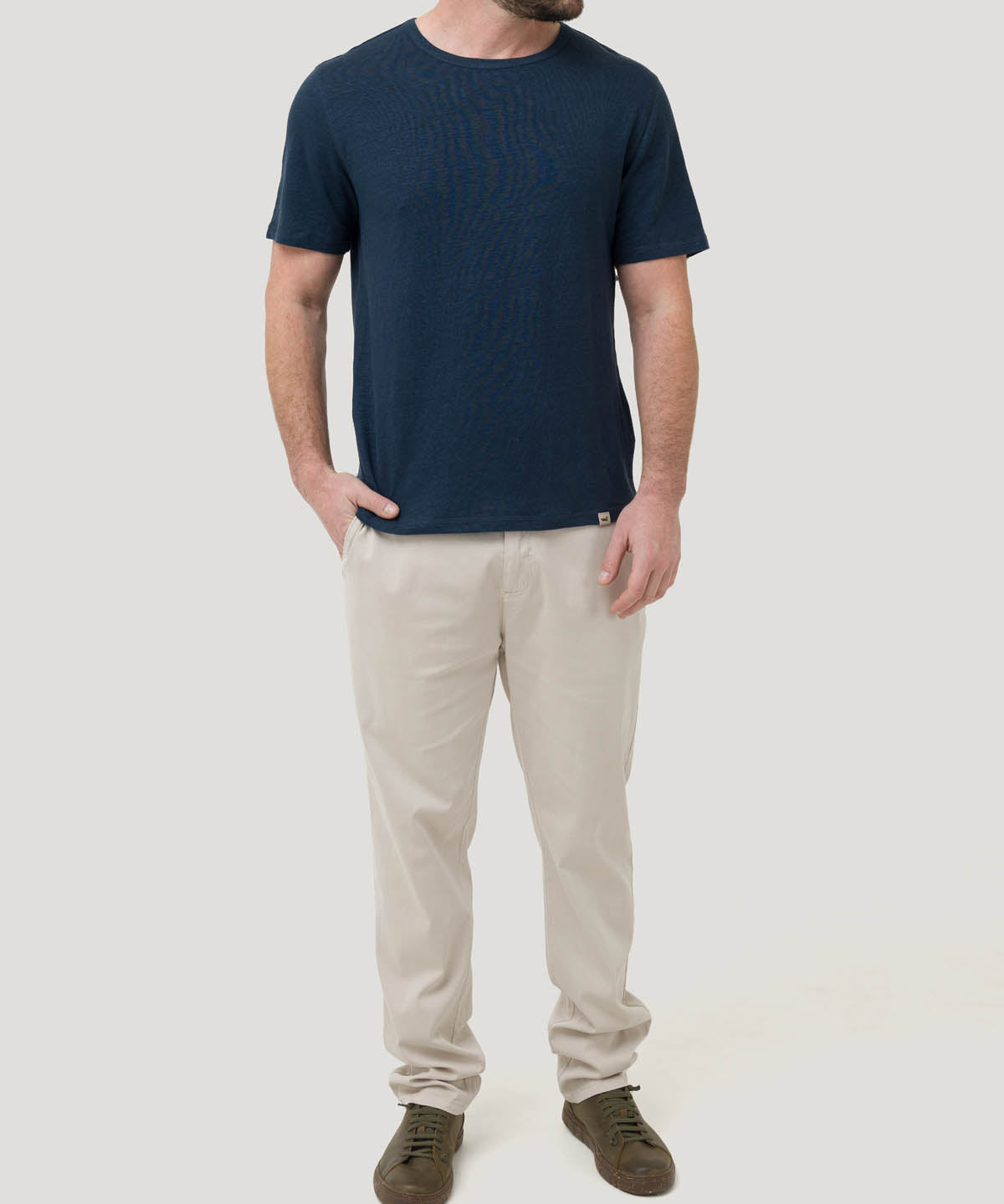 Pantalón Algodón Hombre Napoli Beige Rockford
