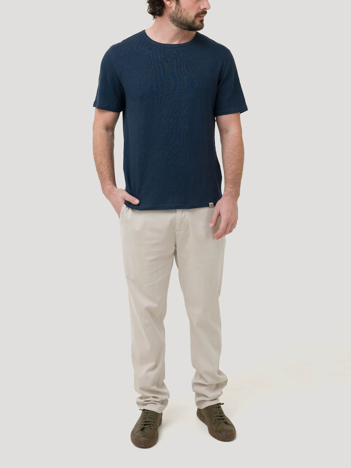 Pantalón Algodón Hombre Napoli Beige Rockford