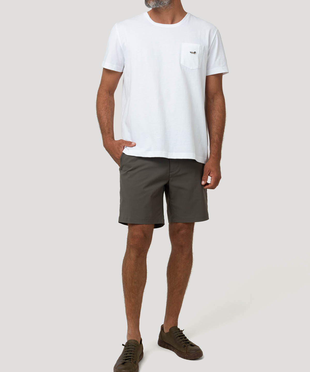 Short Natural Flex Hombre Pareti Café Rockford