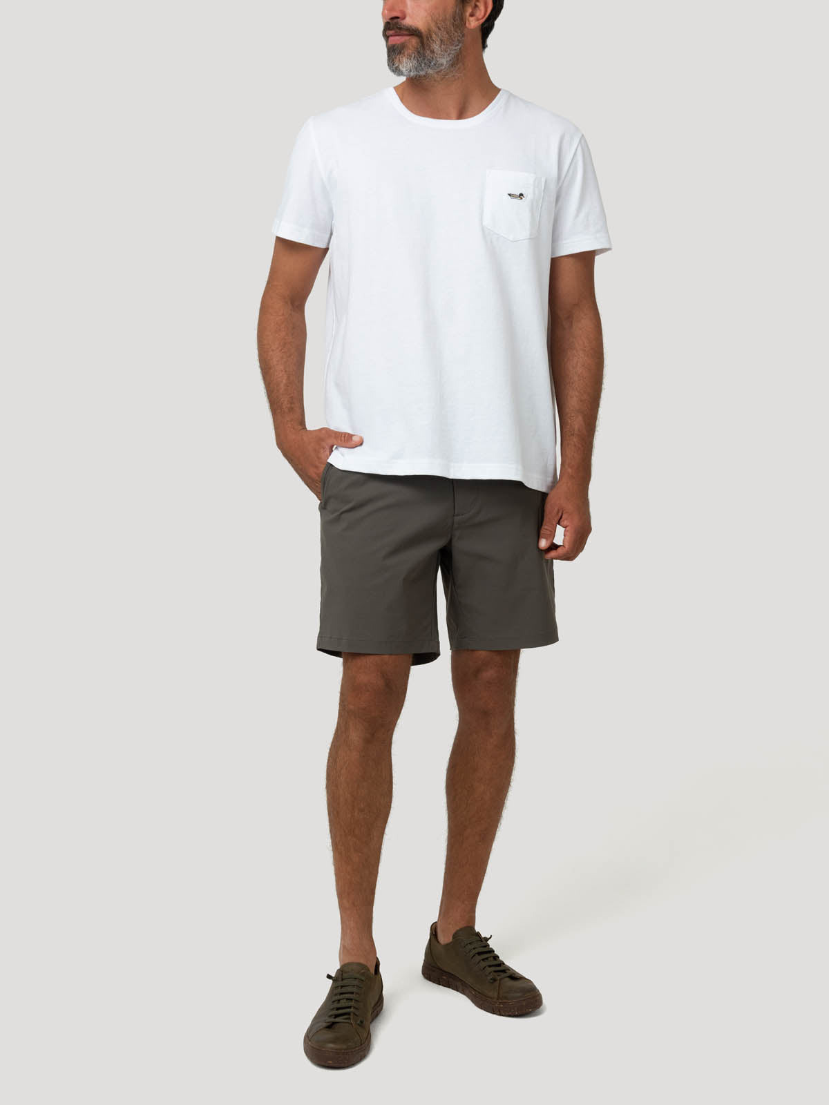 Short Natural Flex Hombre Pareti Café Rockford