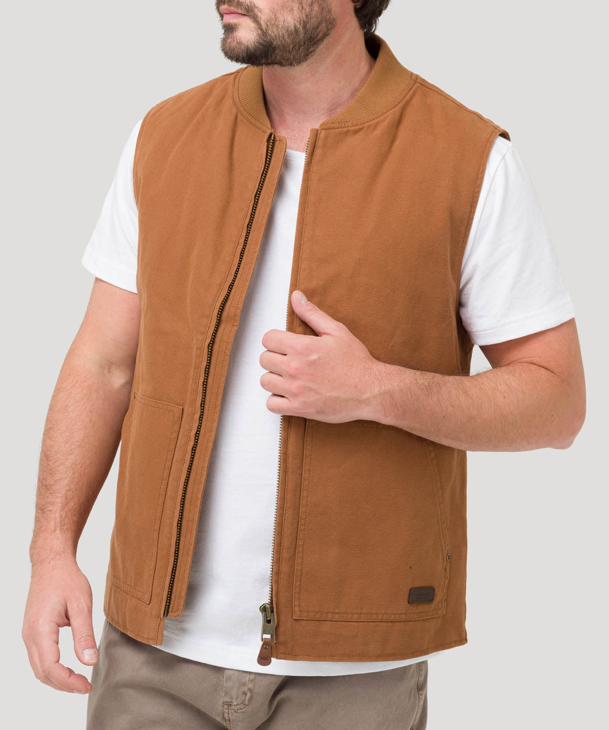 Chaqueta Algodón Orgánico Hombre Savona Café Rockford