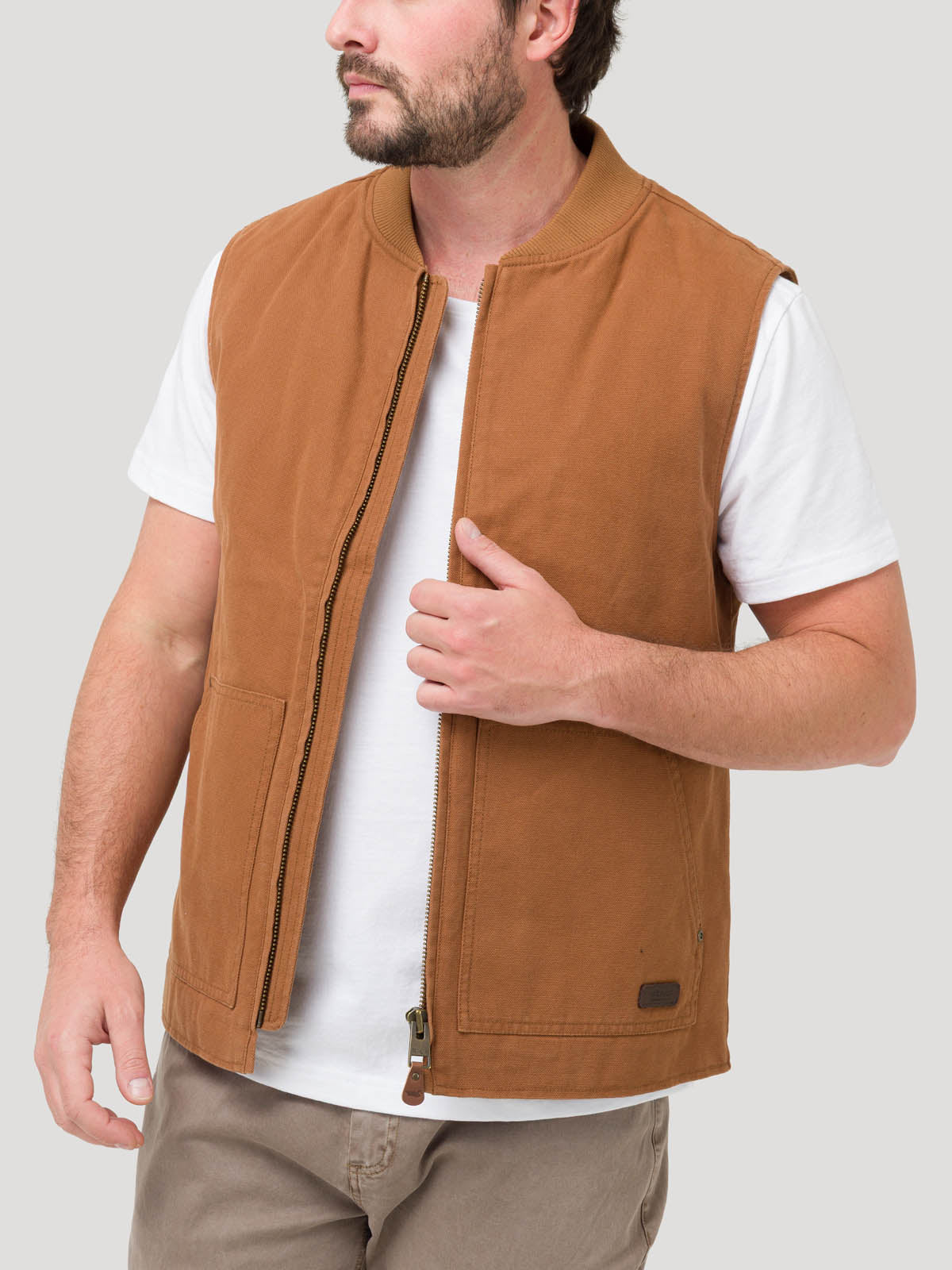 Chaqueta Algodón Orgánico Hombre Savona Café Rockford