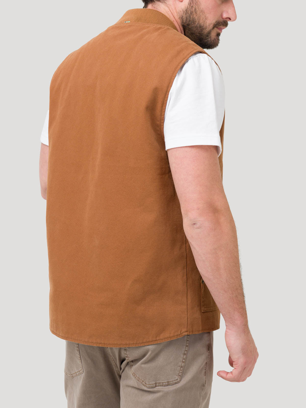 Chaqueta Algodón Orgánico Hombre Savona Café Rockford