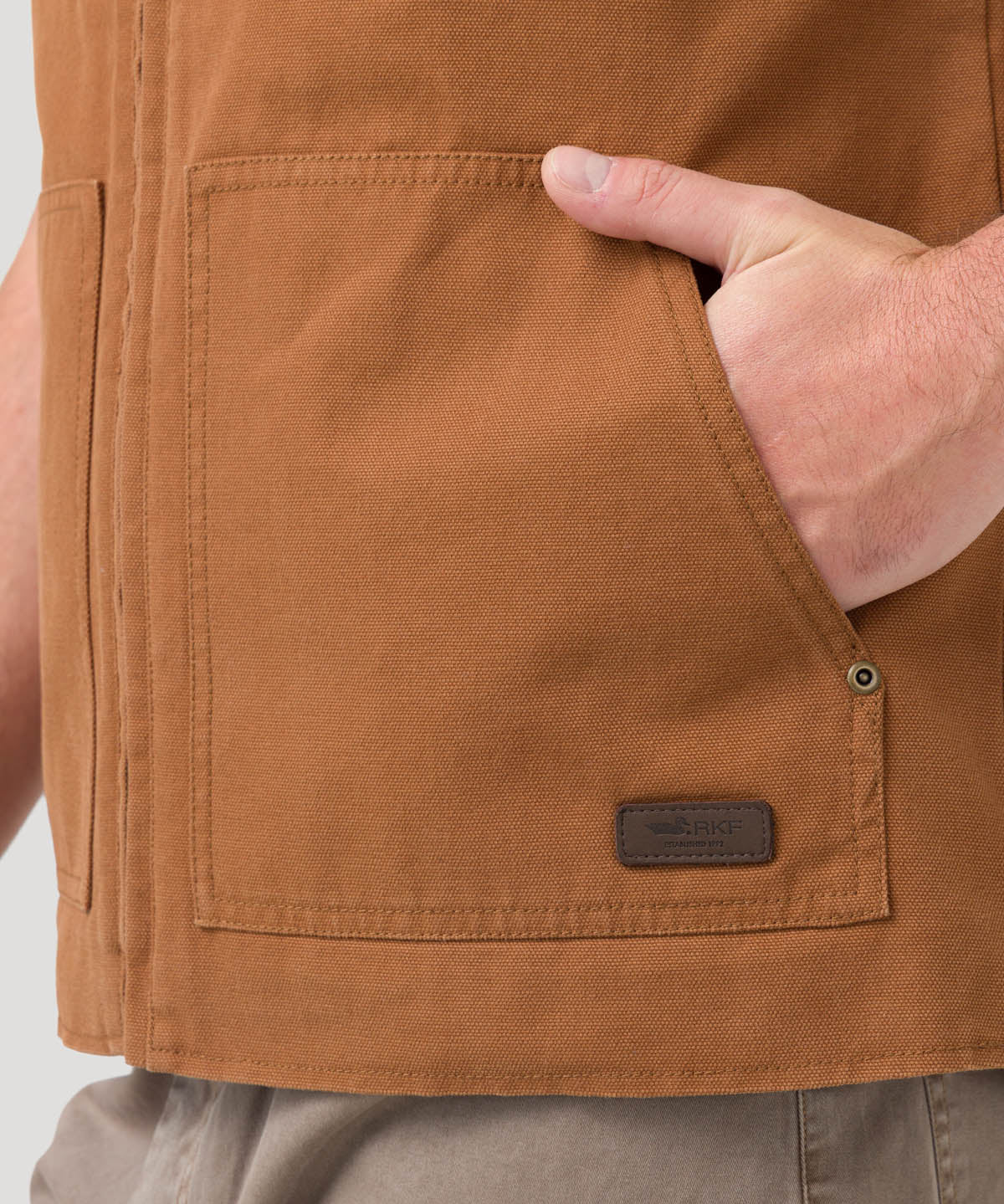 Chaqueta Algodón Orgánico Hombre Savona Café Rockford