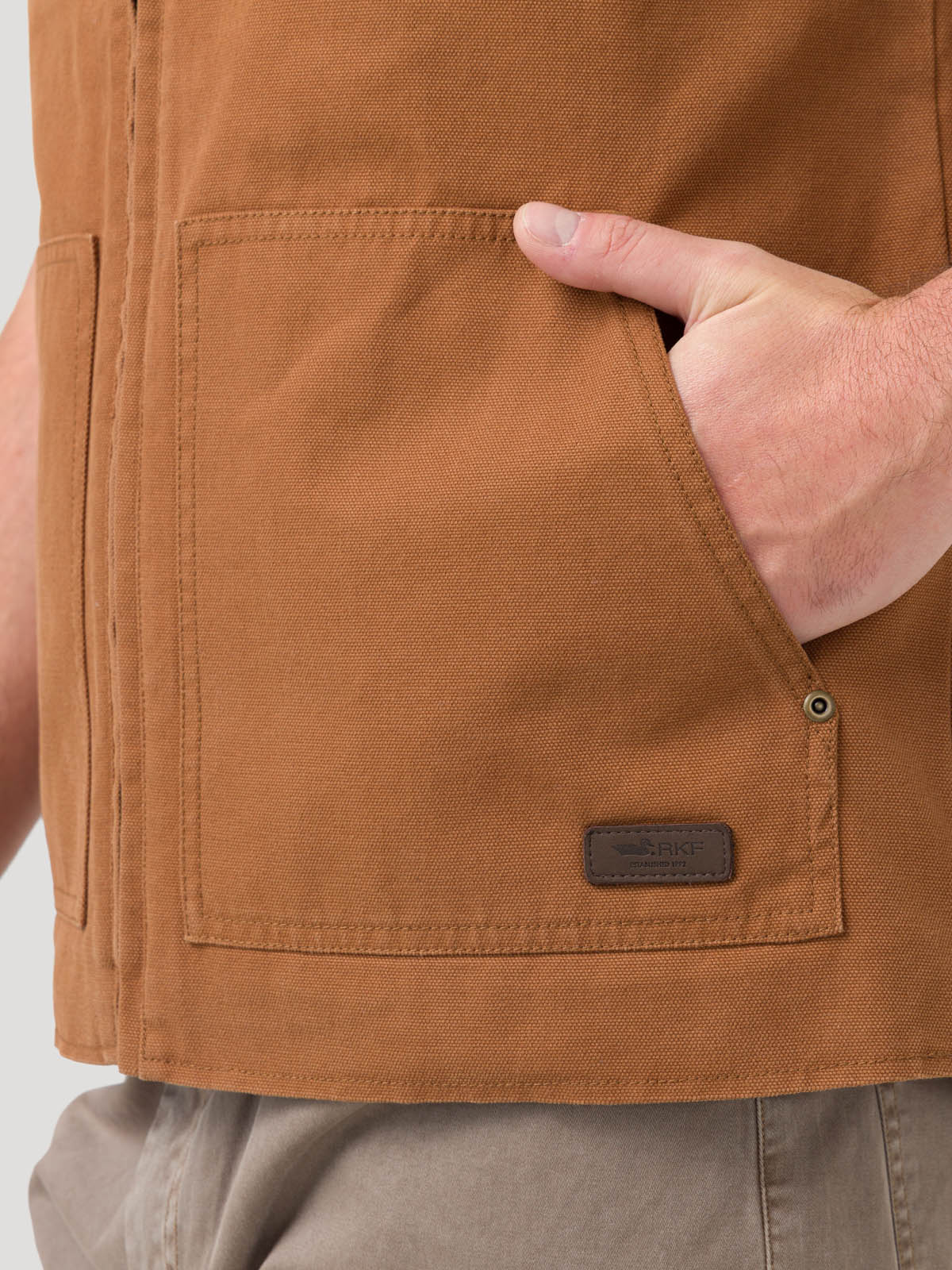 Chaqueta Algodón Orgánico Hombre Savona Café Rockford