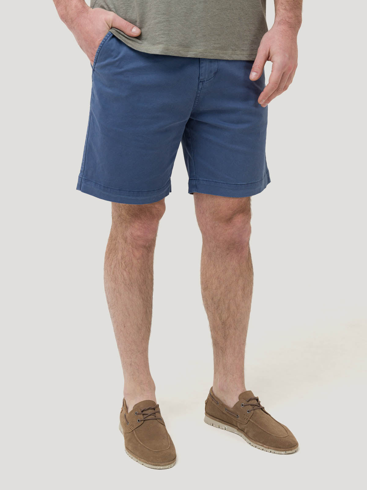 Short Algodón Hombre Classic Azul Rockford