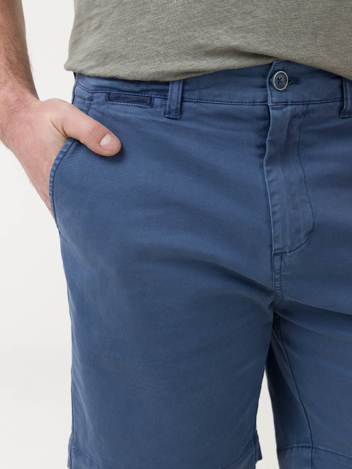 Short Algodón Hombre Classic Azul Rockford