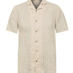 Camisa Lino Orgánico Hombre Duna Beige Rockford