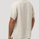 Camisa Lino Orgánico Hombre Duna Beige Rockford