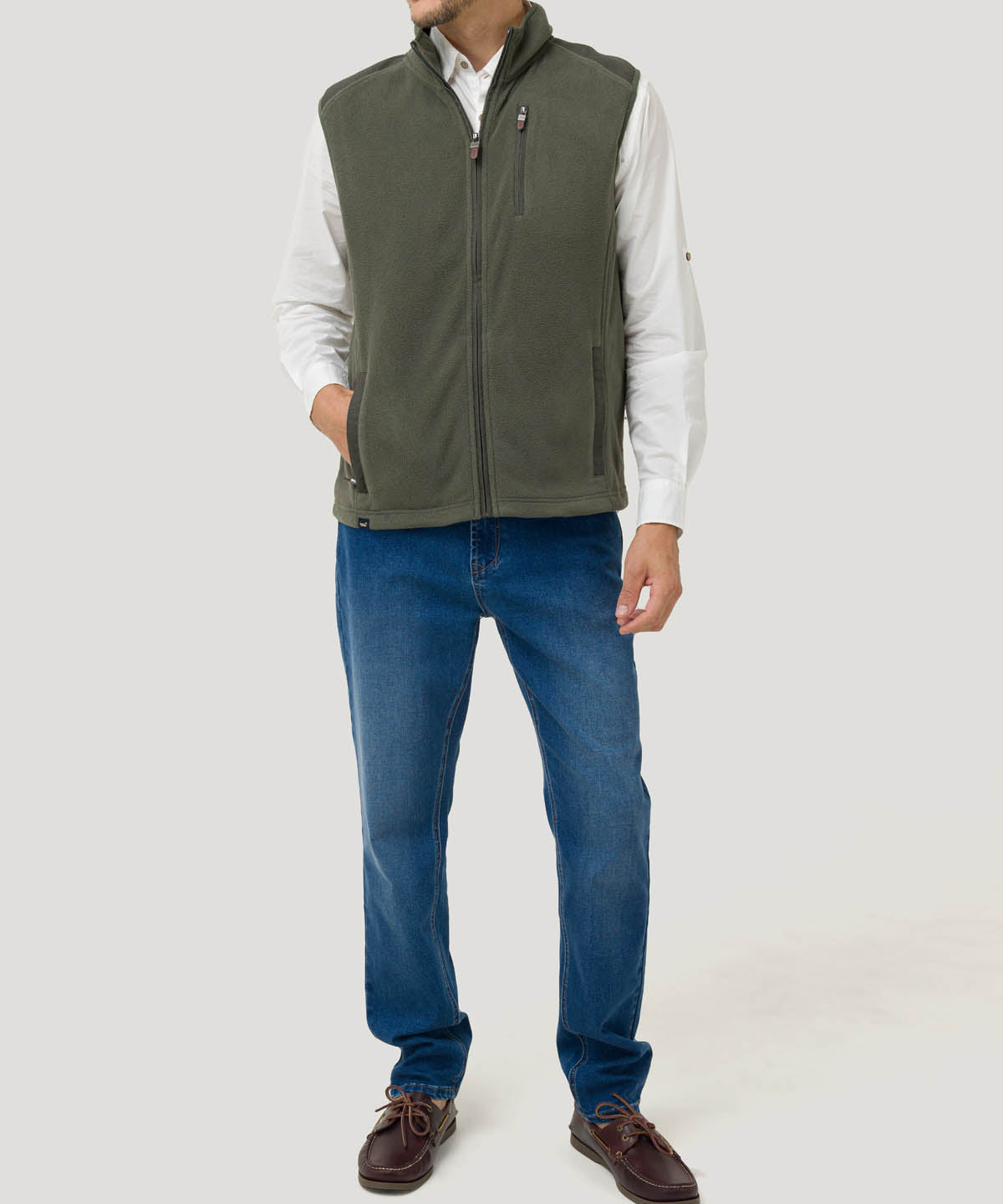 Polar Fibras Recicladas Hombre Portofino Verde Rockford