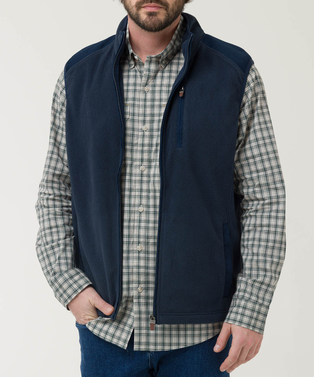 Polar Fibras Recicladas Hombre Portofino Azul Rockford