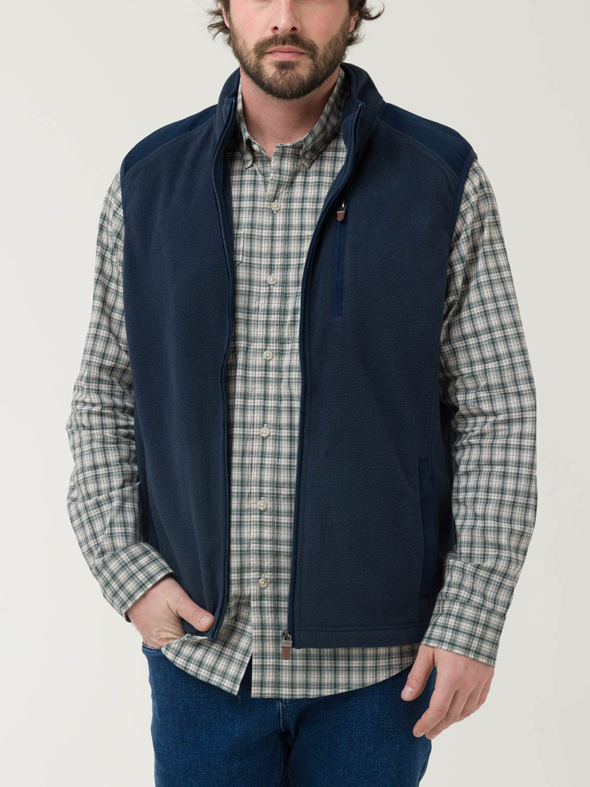 Polar Fibras Recicladas Hombre Portofino Azul Rockford