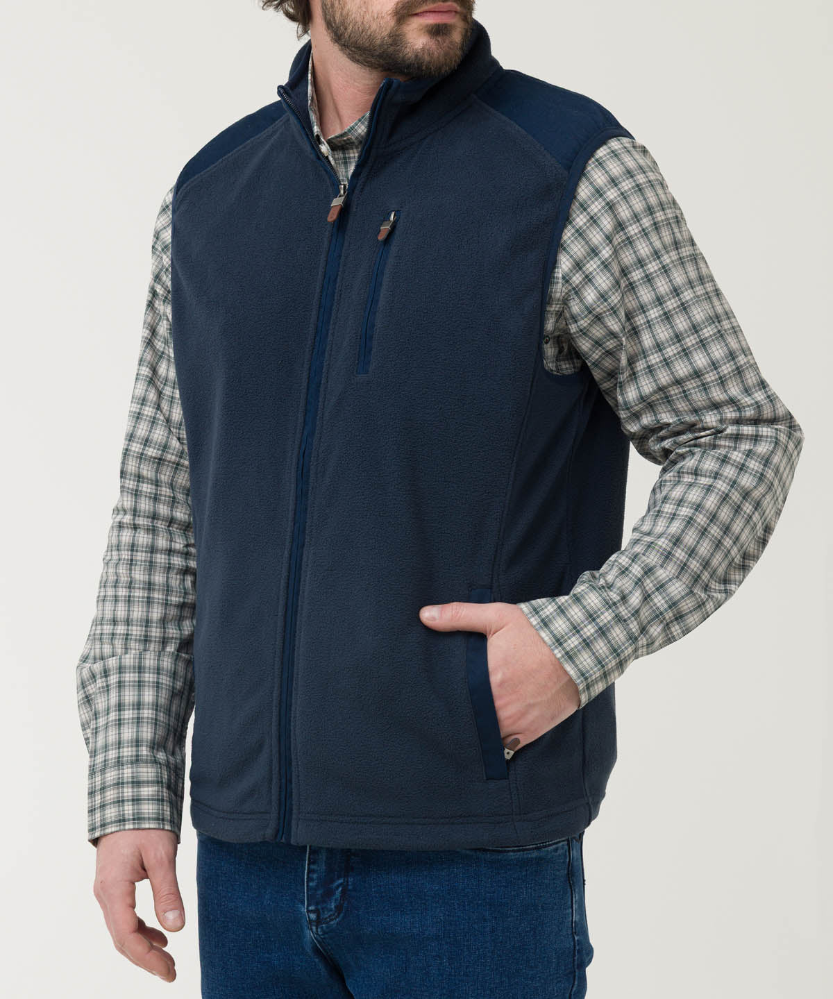 Polar Fibras Recicladas Hombre Portofino Azul Rockford