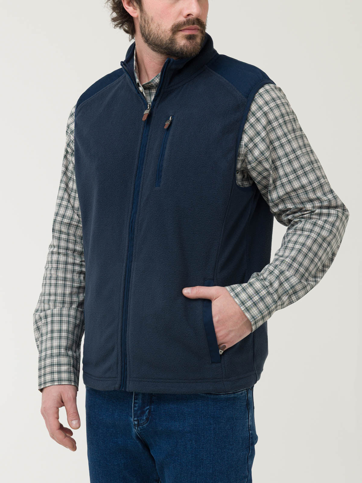Polar Fibras Recicladas Hombre Portofino Azul Rockford