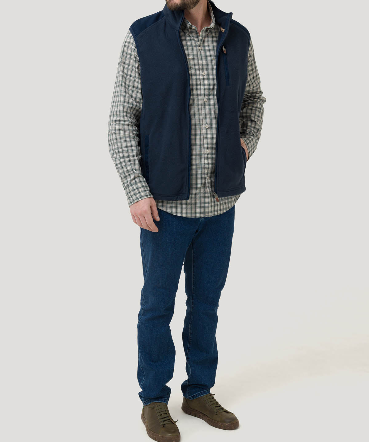 Polar Fibras Recicladas Hombre Portofino Azul Rockford