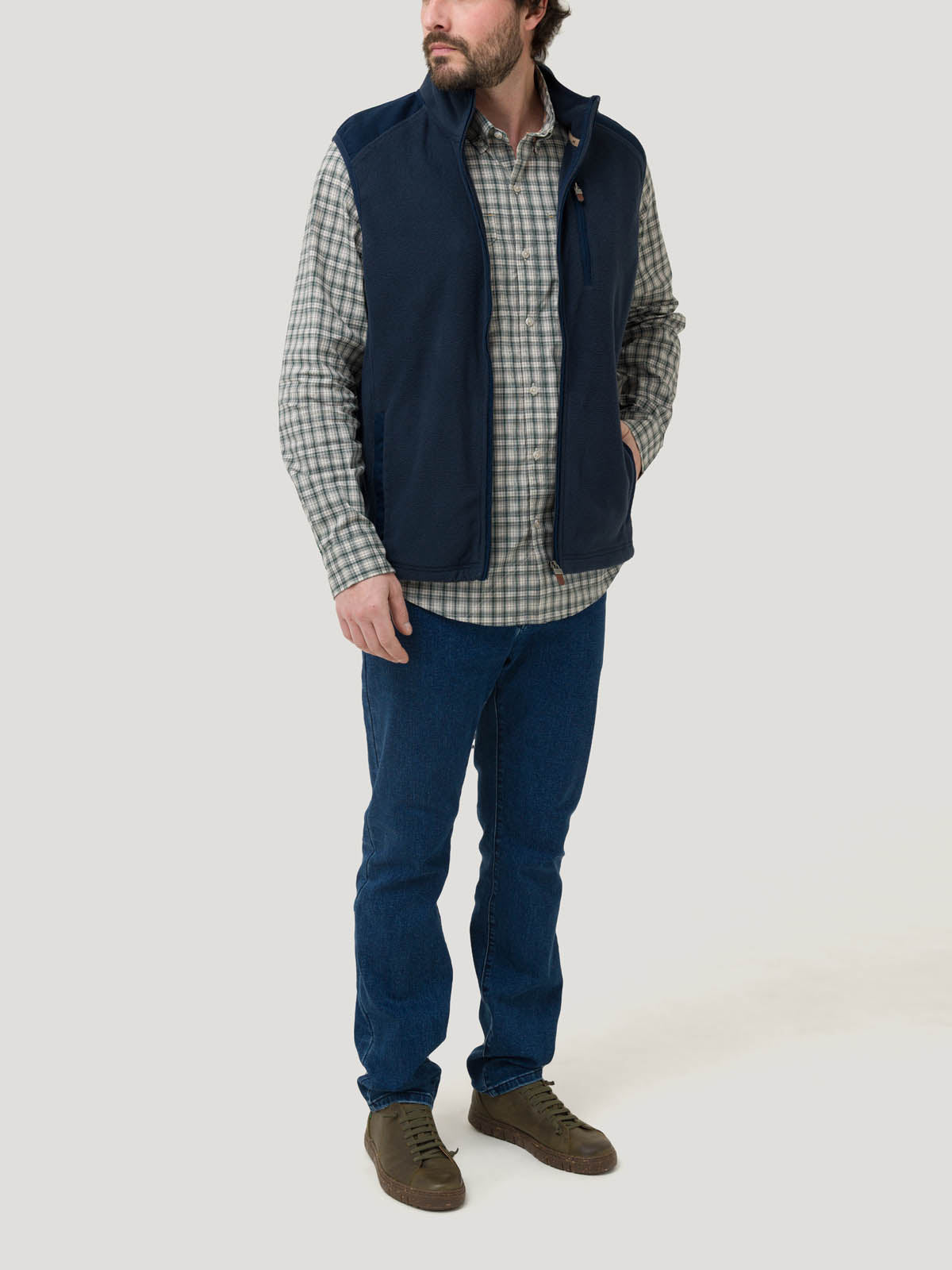 Polar Fibras Recicladas Hombre Portofino Azul Rockford