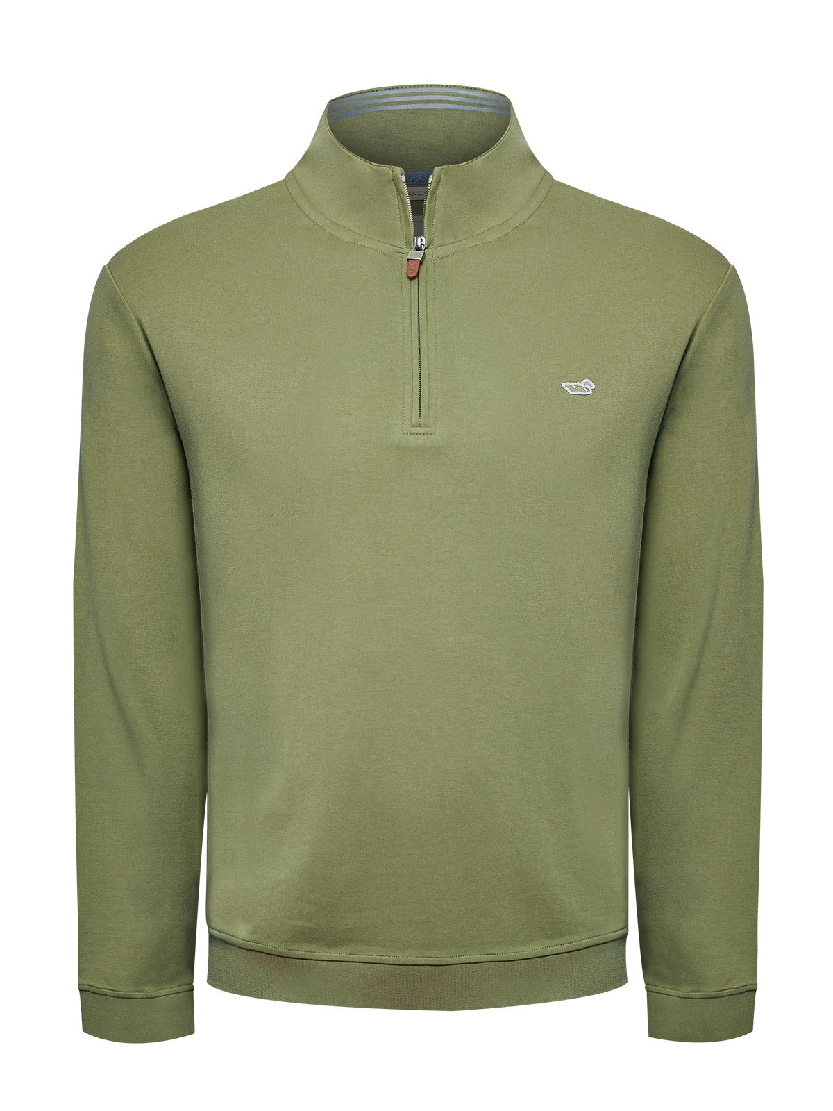 Polerón Algodón Pima Hombre Riminihalf Verde Rockford
