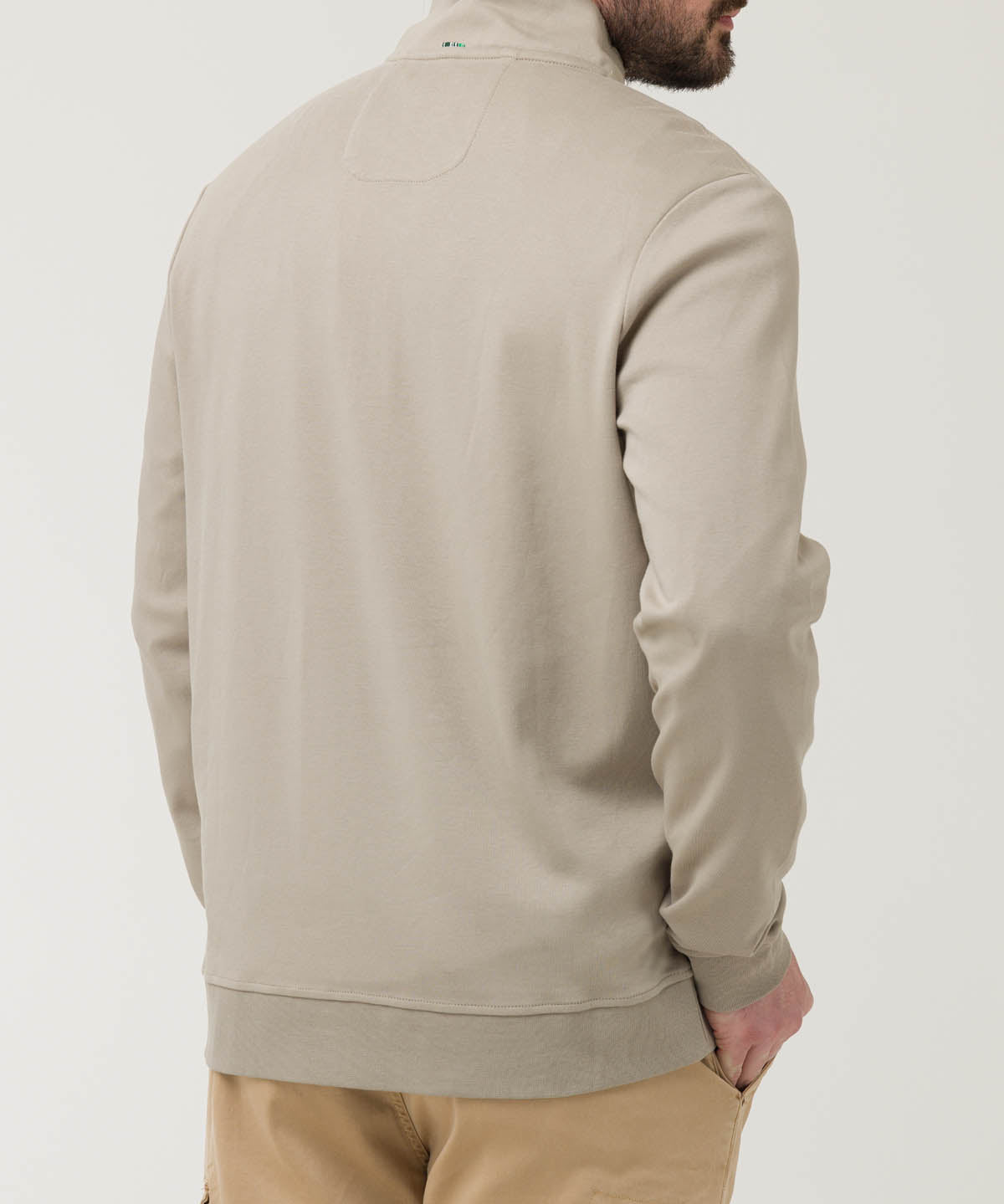 Polerón Algodón Pima Hombre Riminihalf Beige Rockford