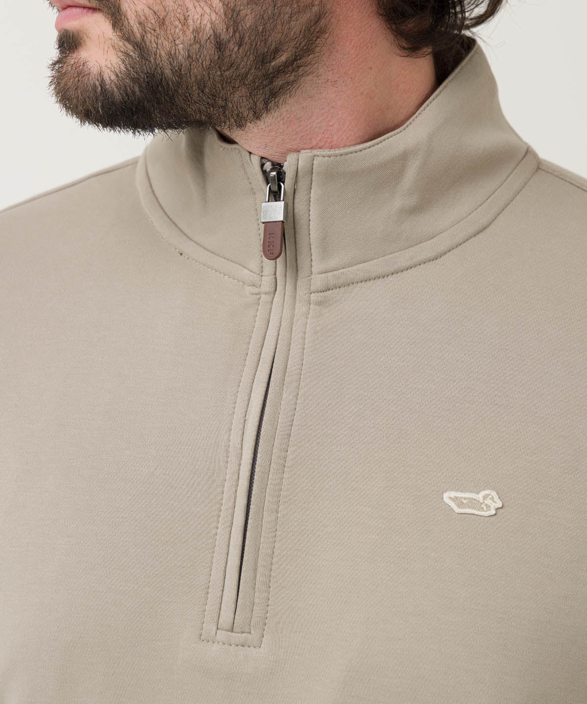 Polerón Algodón Pima Hombre Riminihalf Beige Rockford