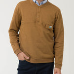 Polerón Algodón Orgánico Hombre Nomad Café Rockford