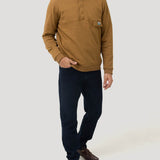 Polerón Algodón Orgánico Hombre Nomad Café Rockford