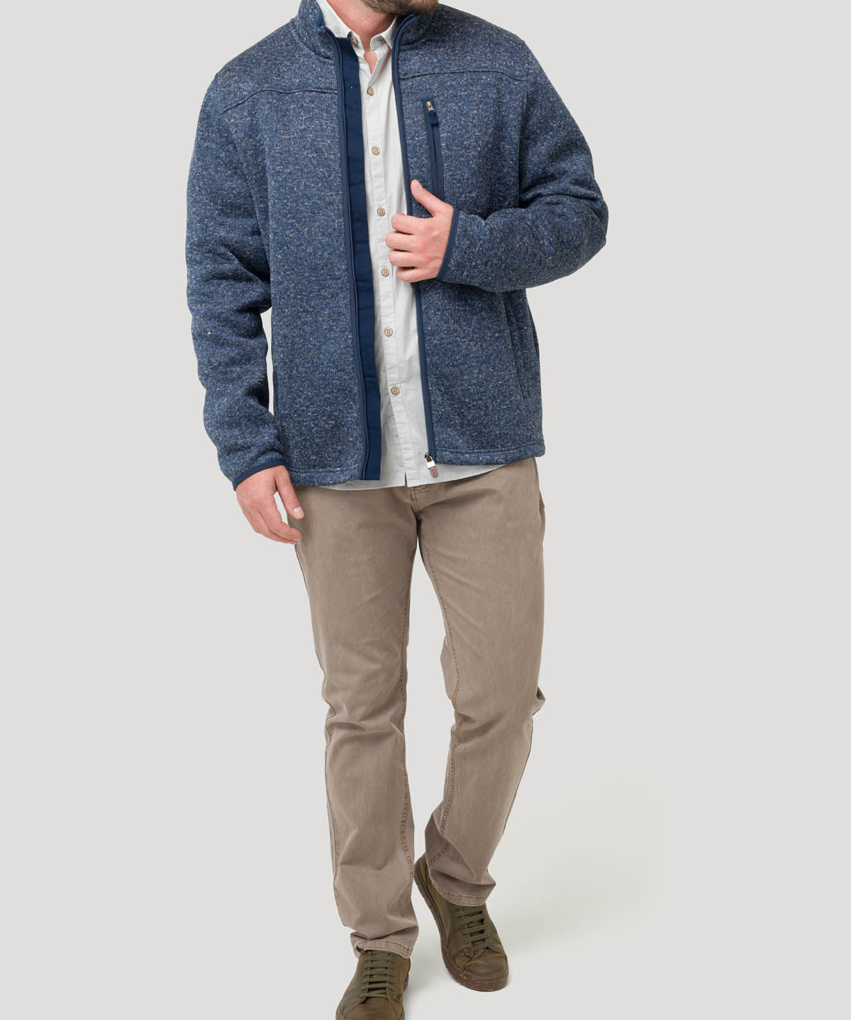 Polar Fibras Recicladas Hombre Arizonaful Azul Rockford