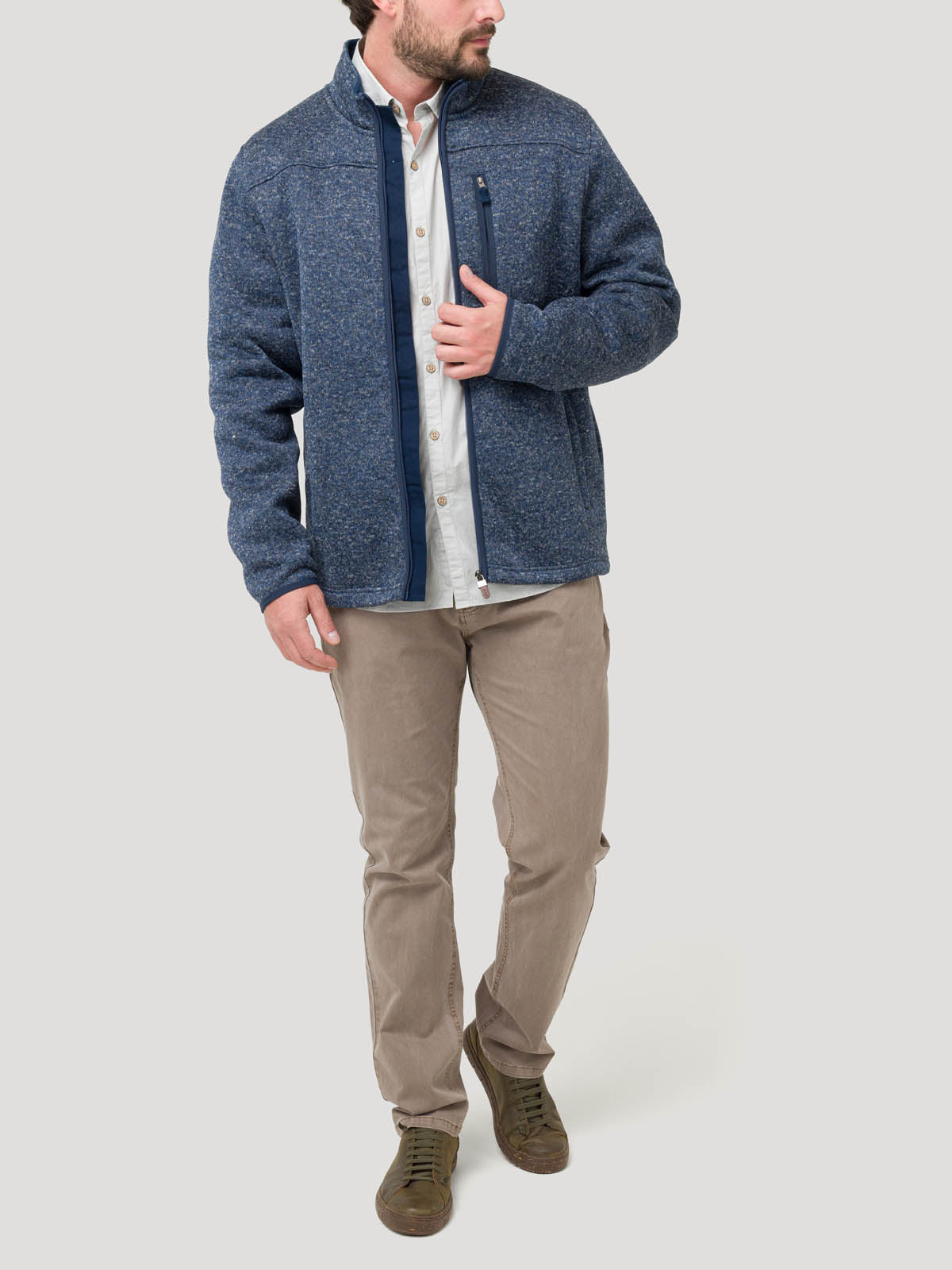 Polar Fibras Recicladas Hombre Arizonaful Azul Rockford