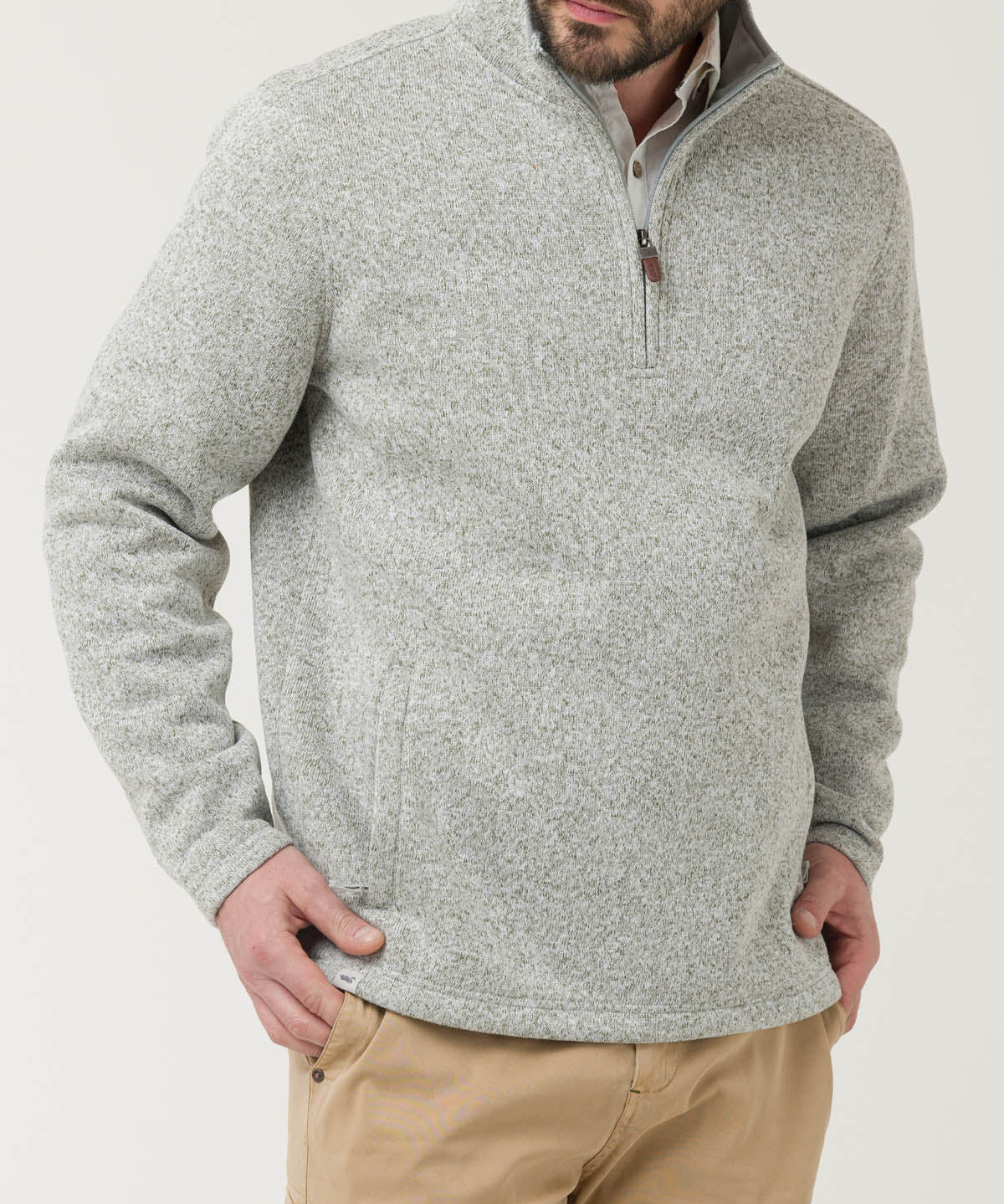 Polar Fibras Recicladas Hombre Arizhalf Gris Rockford