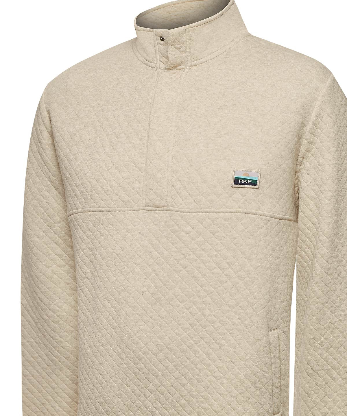 Polerón Algodón Orgánico Hombre Haze Beige Rockford