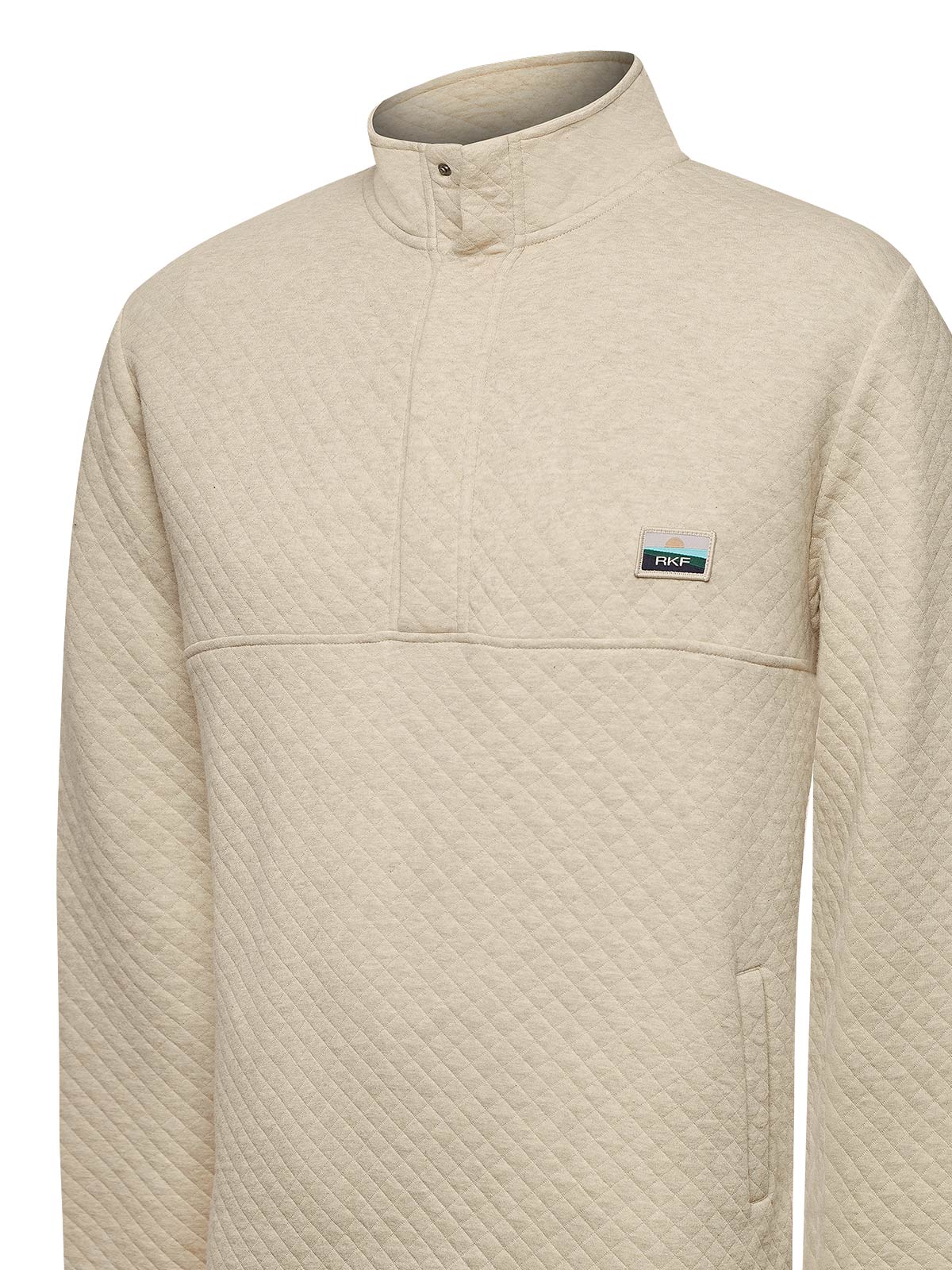 Polerón Algodón Orgánico Hombre Haze Beige Rockford