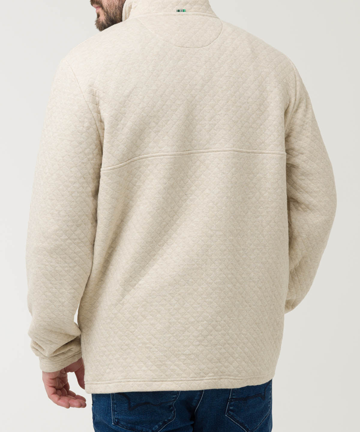 Polerón Algodón Orgánico Hombre Haze Beige Rockford