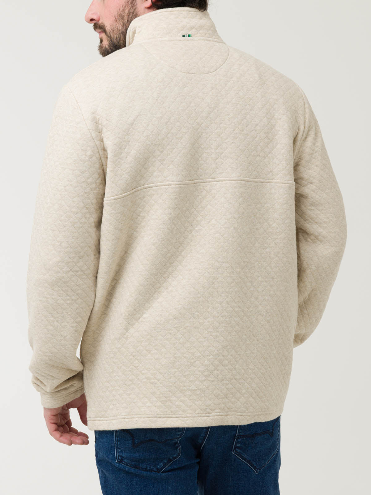 Polerón Algodón Orgánico Hombre Haze Beige Rockford